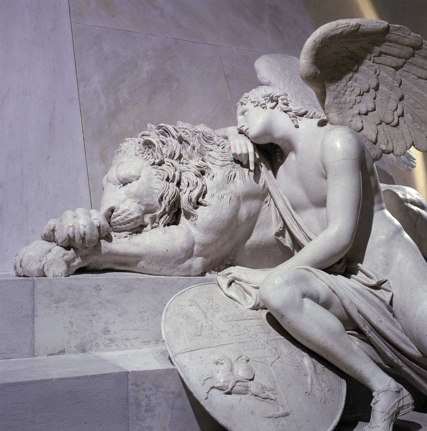 Possagno (Tv), Gipsoteca canoviana, Monumento funebre a Maria Cristina d'Austria, Particolare.